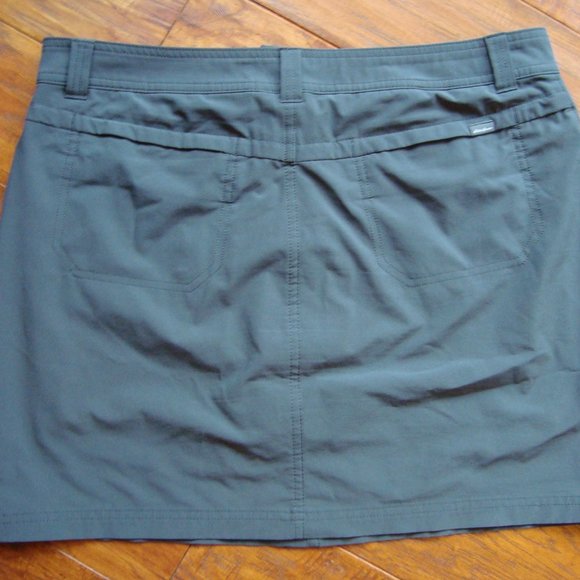 Eddie Bauer Adventurer Skort Skirt Athletic Tennis Golf Gray sz 12 - Picture 2 of 11